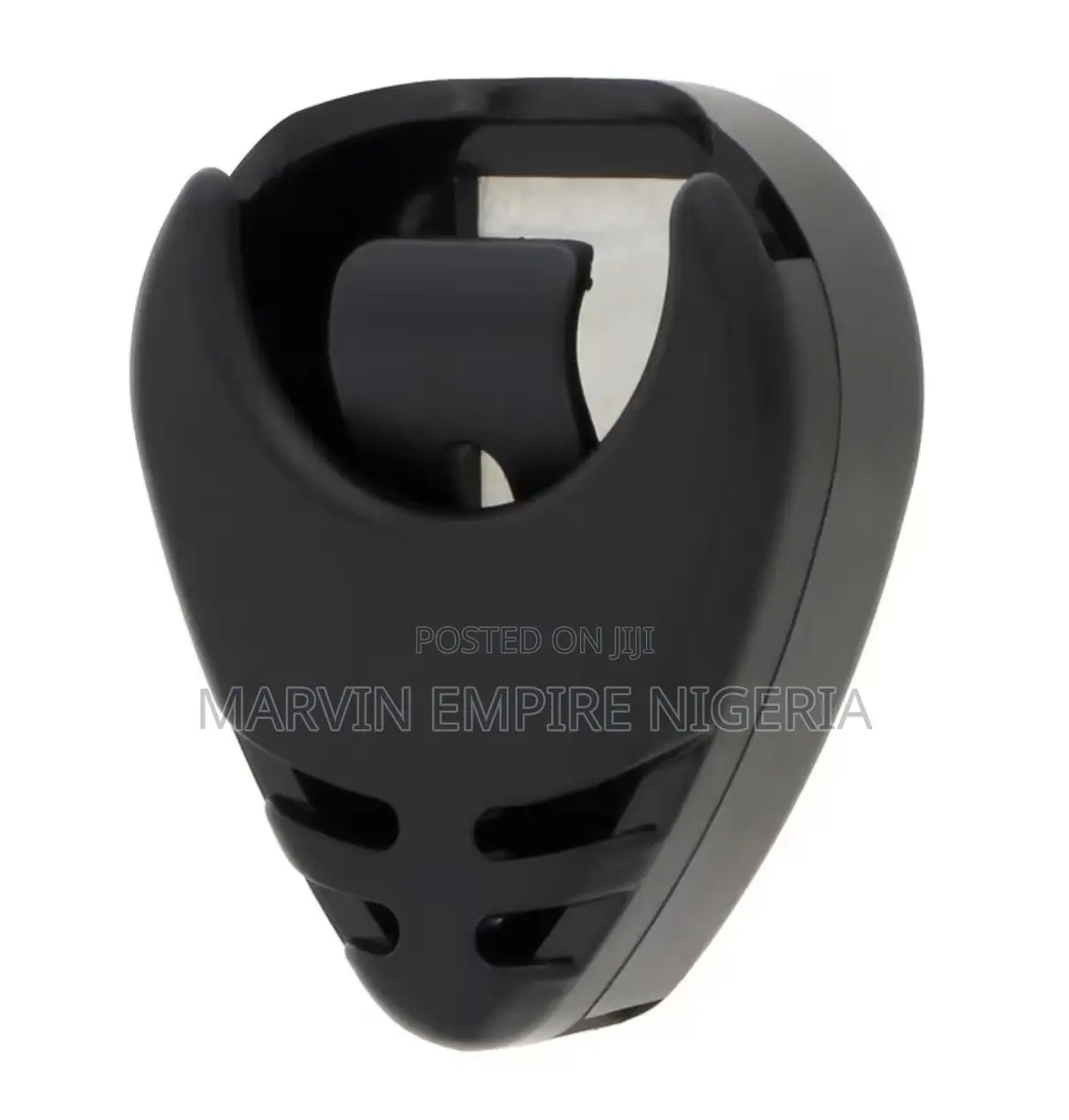2pcs Black Plastic Guitar Pick Holder With Adhesive Backing Easy Paste