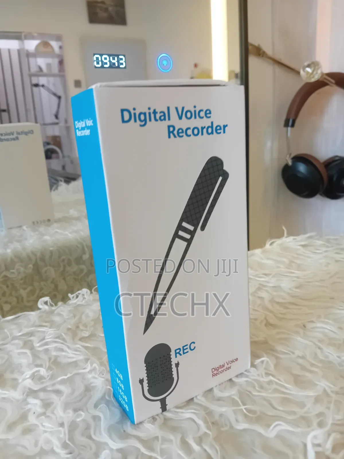Digital Voice Recorder Pen 128GB Voice Activated for Lectures Meetings