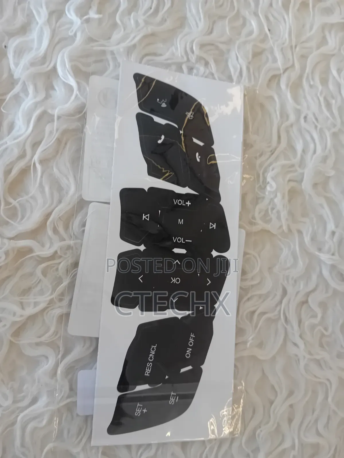 Ford Mustang 2015-2022, Replacement Radio AC Dash Button Repair Kit