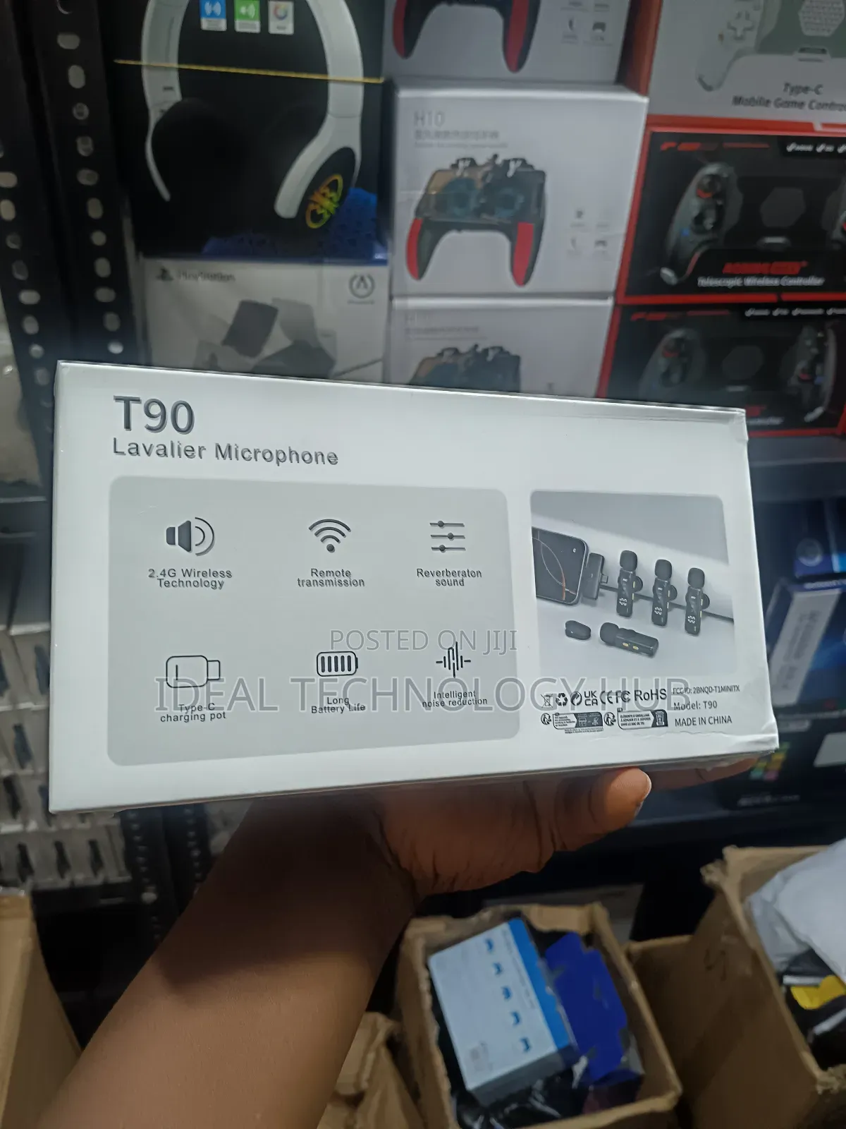 T90 4 in 1 Lavalier Phone Mic