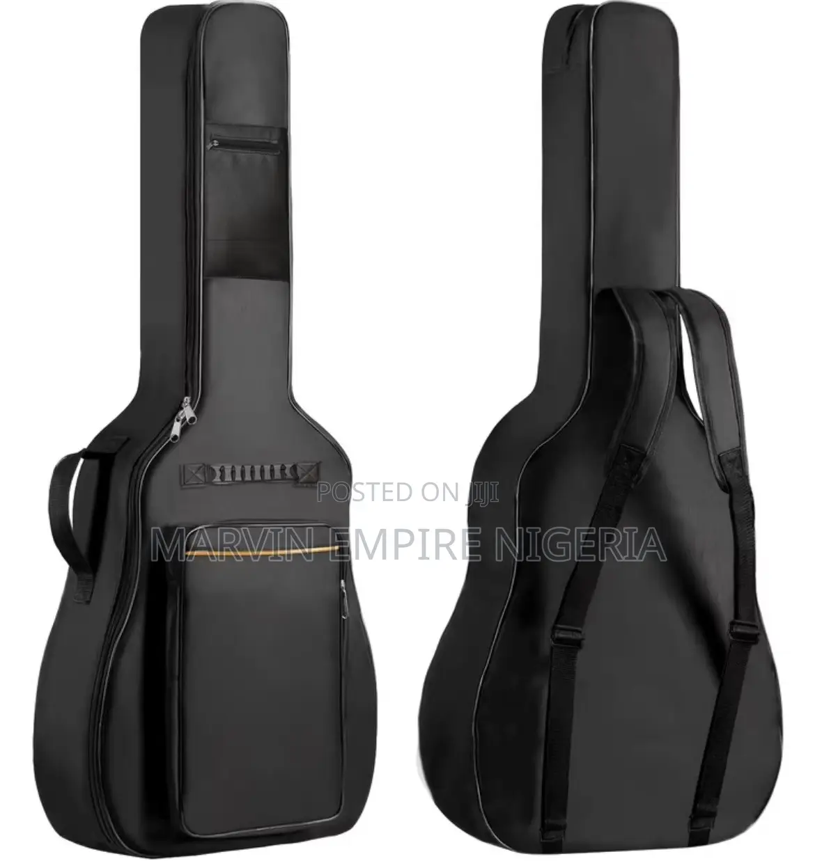Acoustic Guitar Bag With Padding, Adjustable Shoulder Straps, Gig Bag