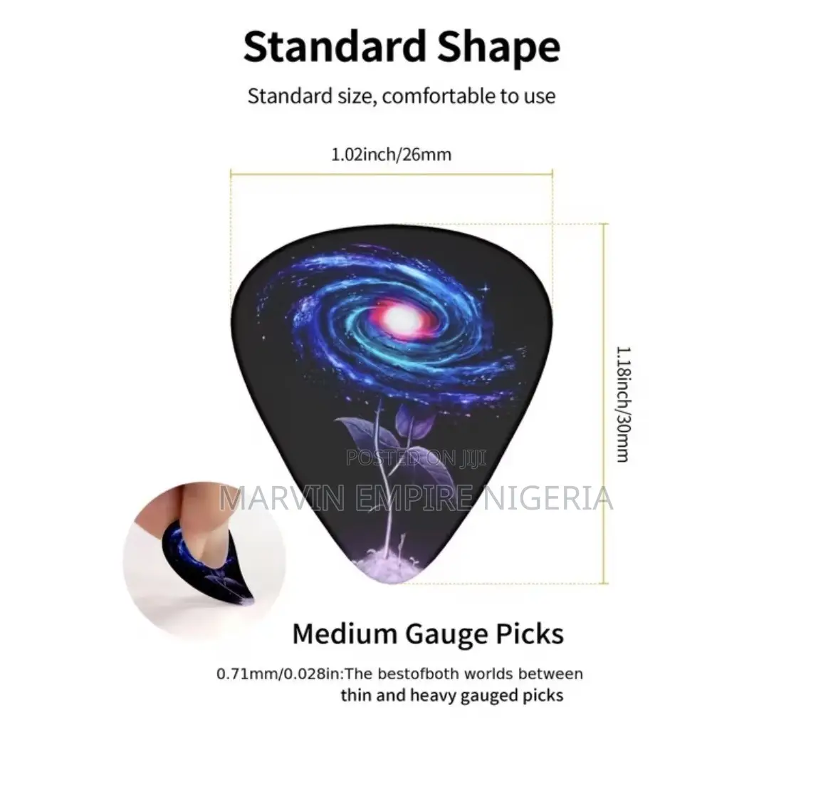 12pcs of Colorful Custom Guitar Picks | Double-Sided Creative Gift