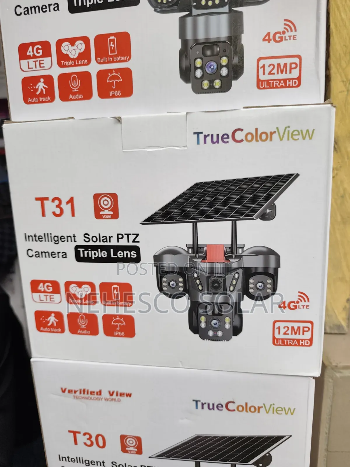 T31 Ultra HD Solar CCTV Camera for Home Business
