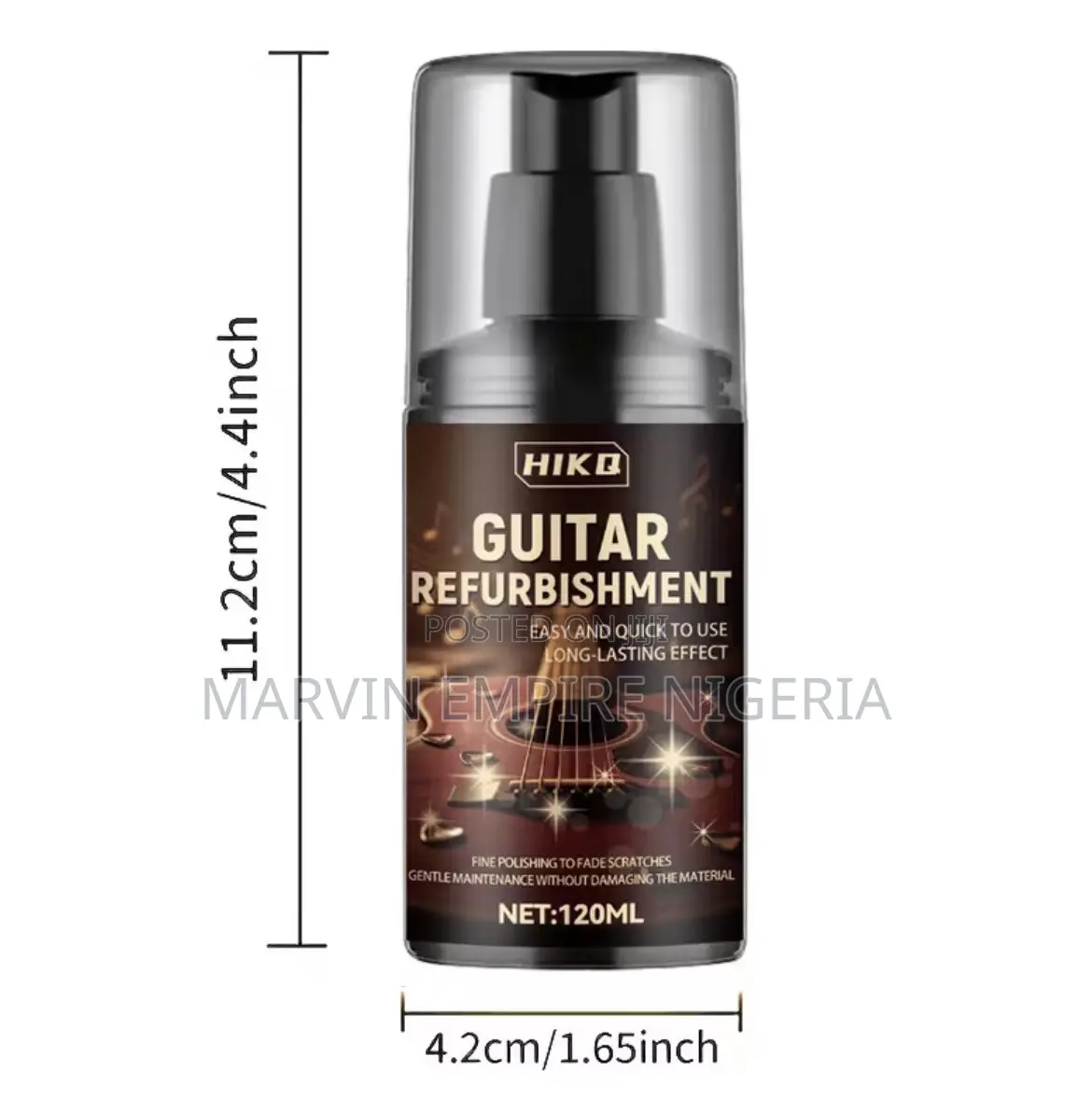 120ML Pro Guitar Care Cleaning Agent, Polishing Oxidation Resistant
