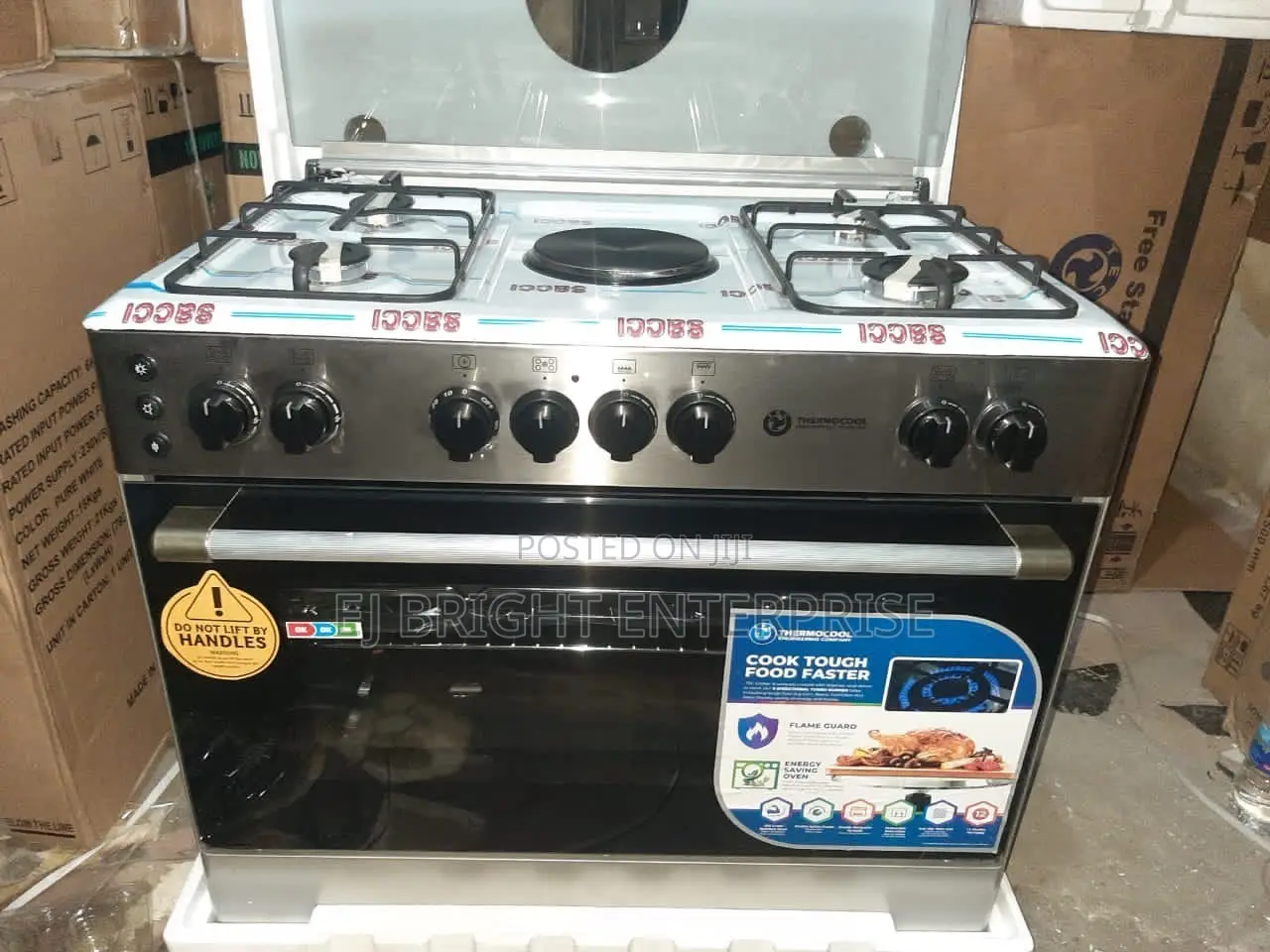 Thermocool 4+1 Burners With Oven Standing Gas Cooker | STD D