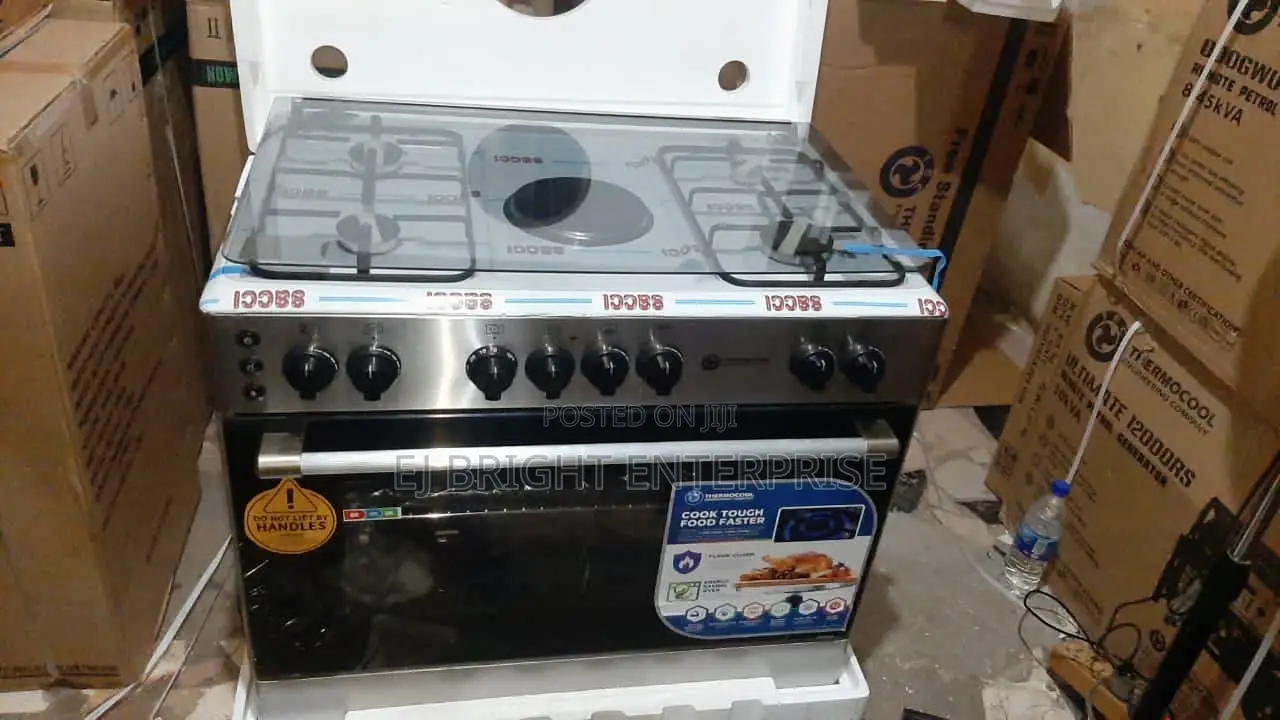 Thermocool 4+1 Burners With Oven Standing Gas Cooker | STD D