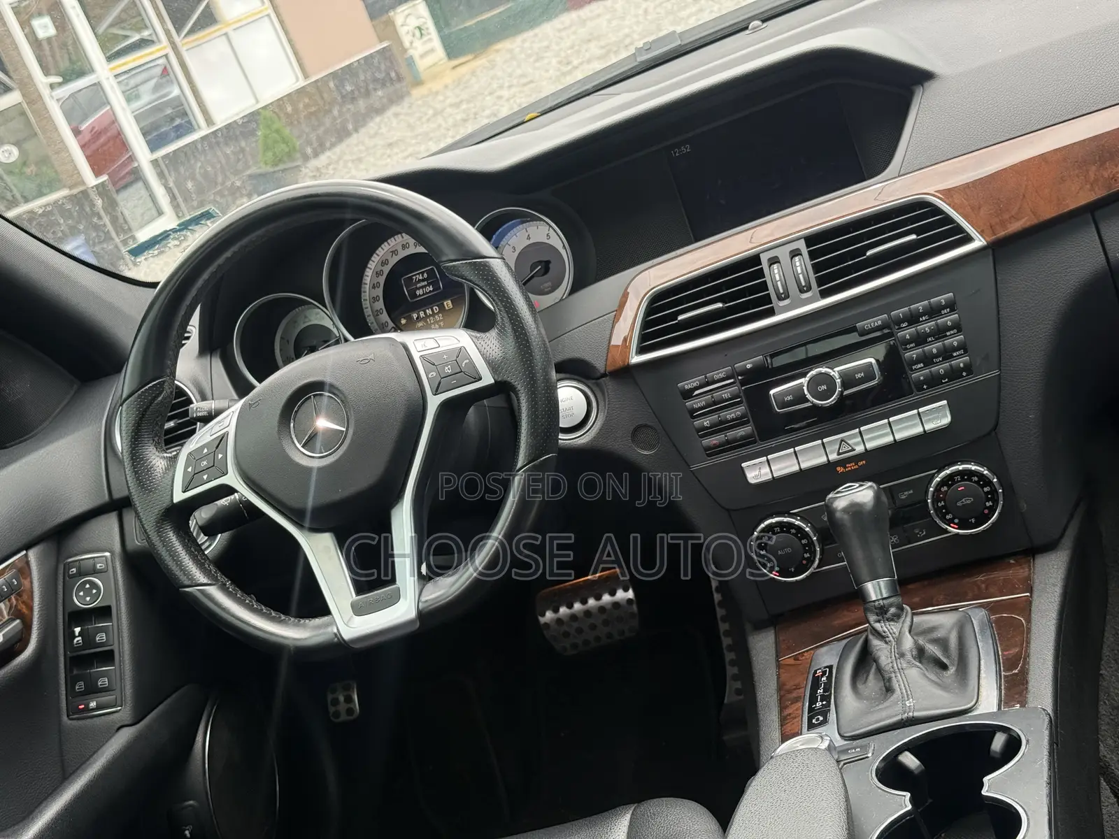 Mercedes-Benz C300 Sport 4Matic Sedan AWD (3.0L 6cyl 7A) 2012 Black