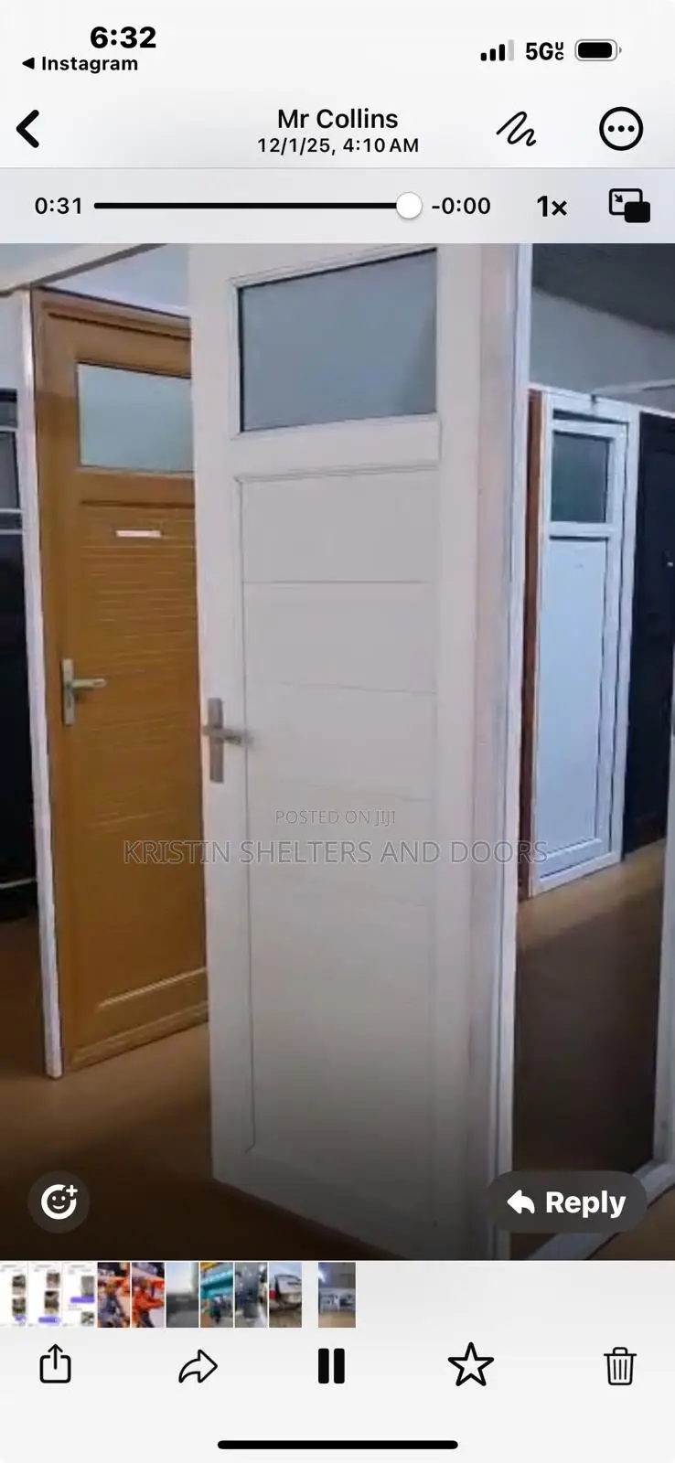 Toilet and Steel Doors