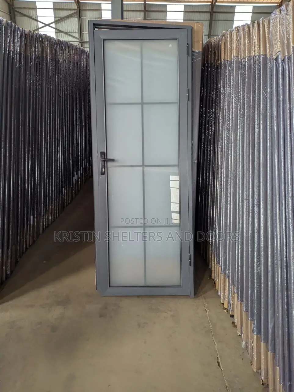 Toilet and Steel Doors