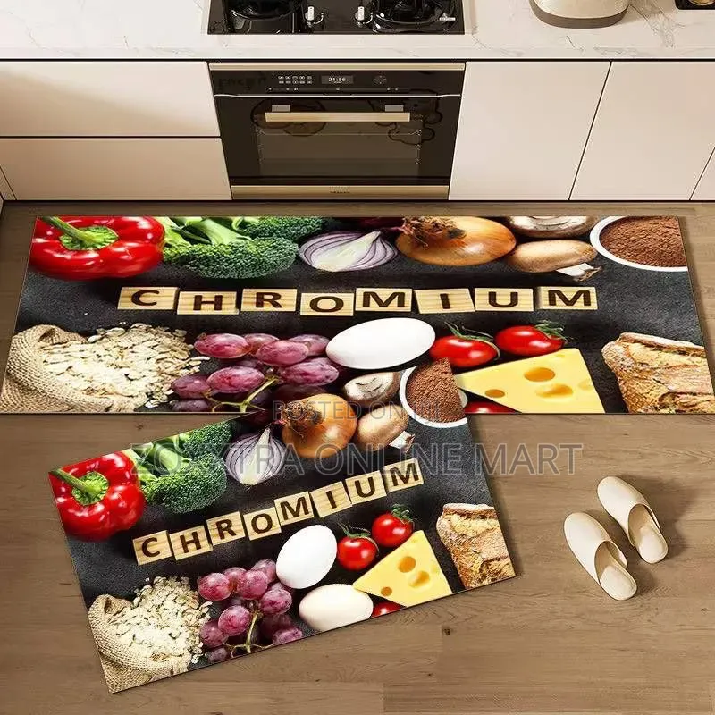 2 in 1 Polyester Absorbent Kitchen Mat