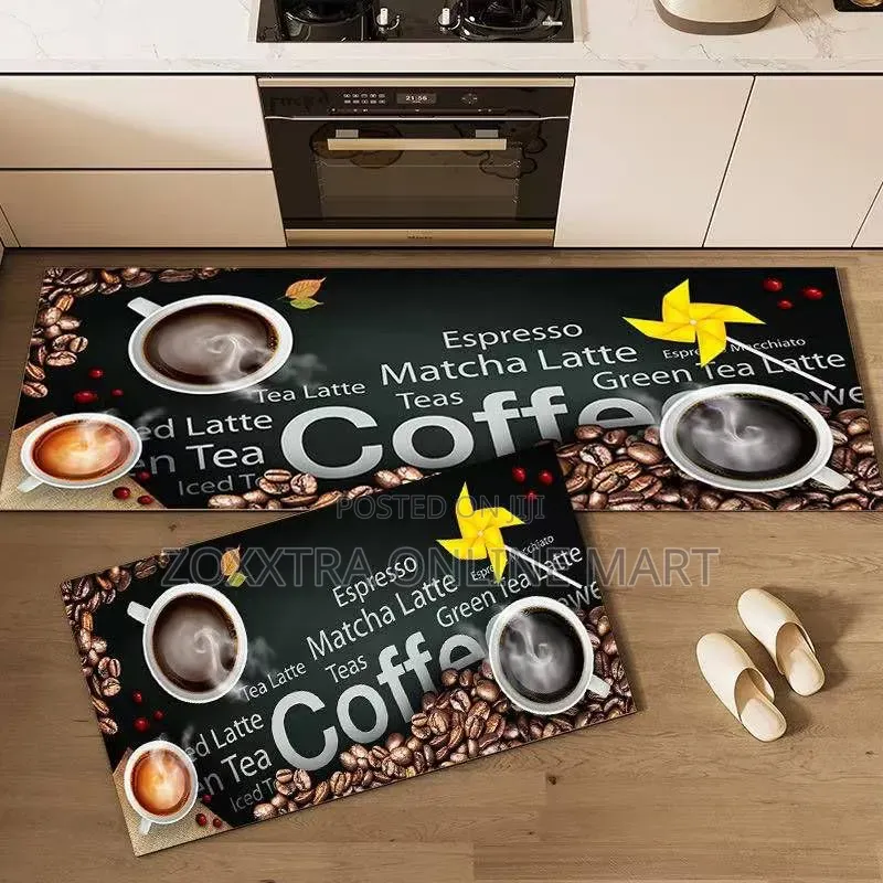 2 in 1 Polyester Absorbent Kitchen Mat