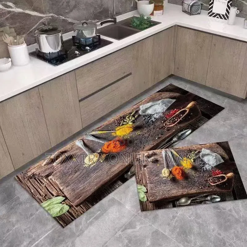 2 in 1 Polyester Absorbent Kitchen Mat
