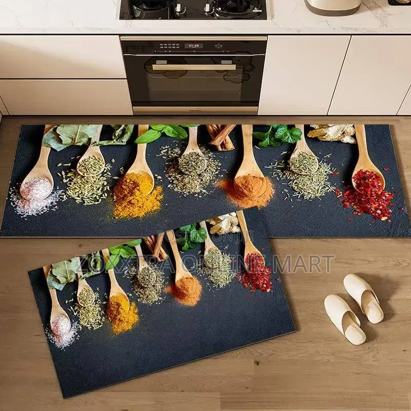 2 in 1 Polyester Absorbent Kitchen Mat