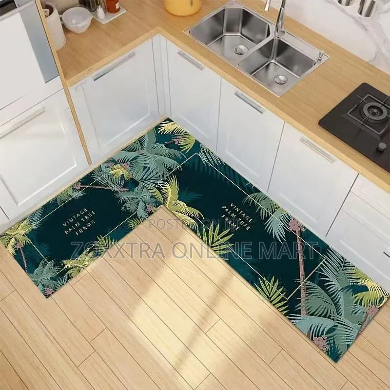 2 in 1 Polyester Absorbent Kitchen Mat