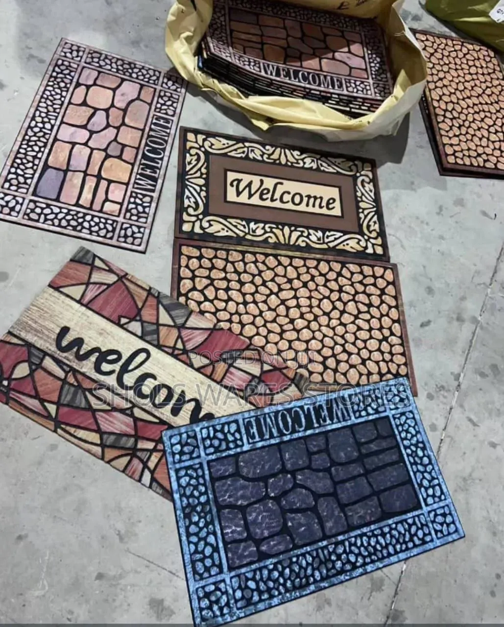 Elegant Welcome Doormats | Non-Slip Durable.
