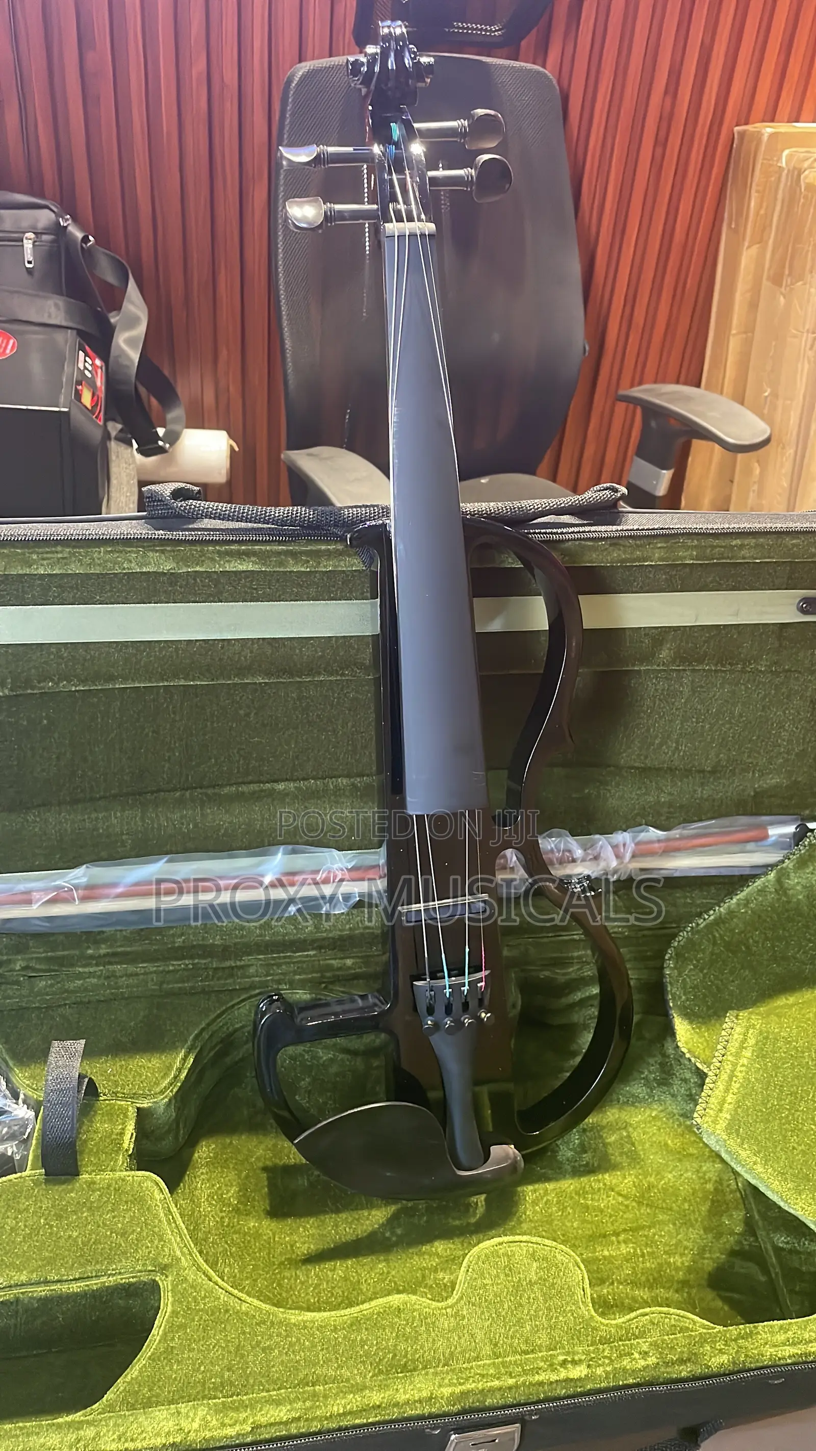 Electric Violin Black Color 4/4