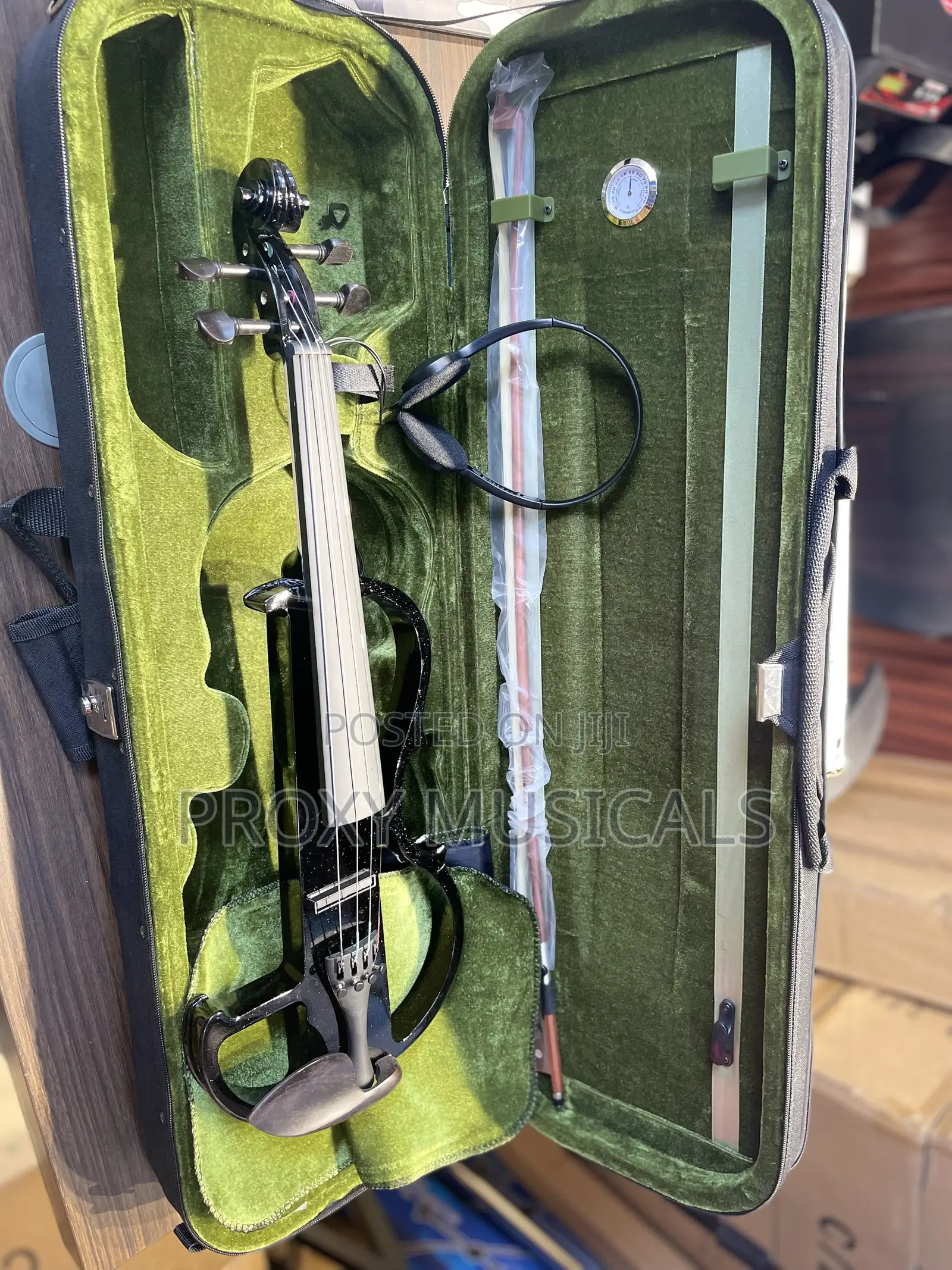Electric Violin Black Color 4/4