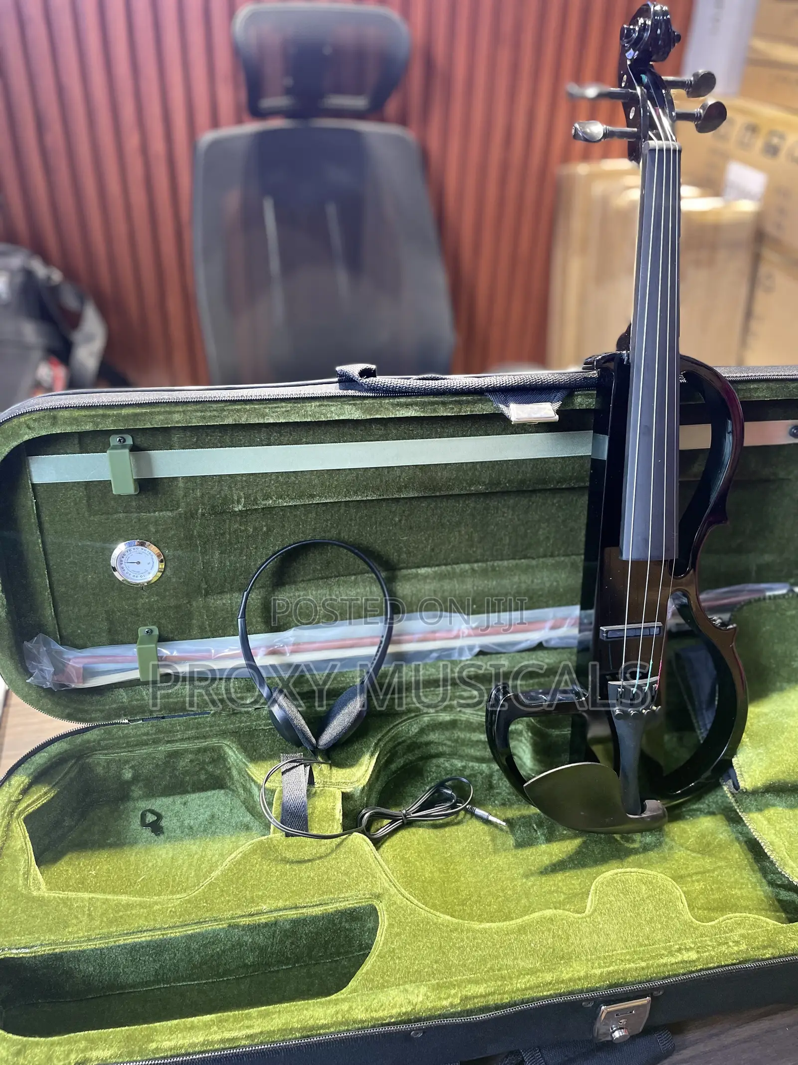 Electric Violin Black Color 4/4