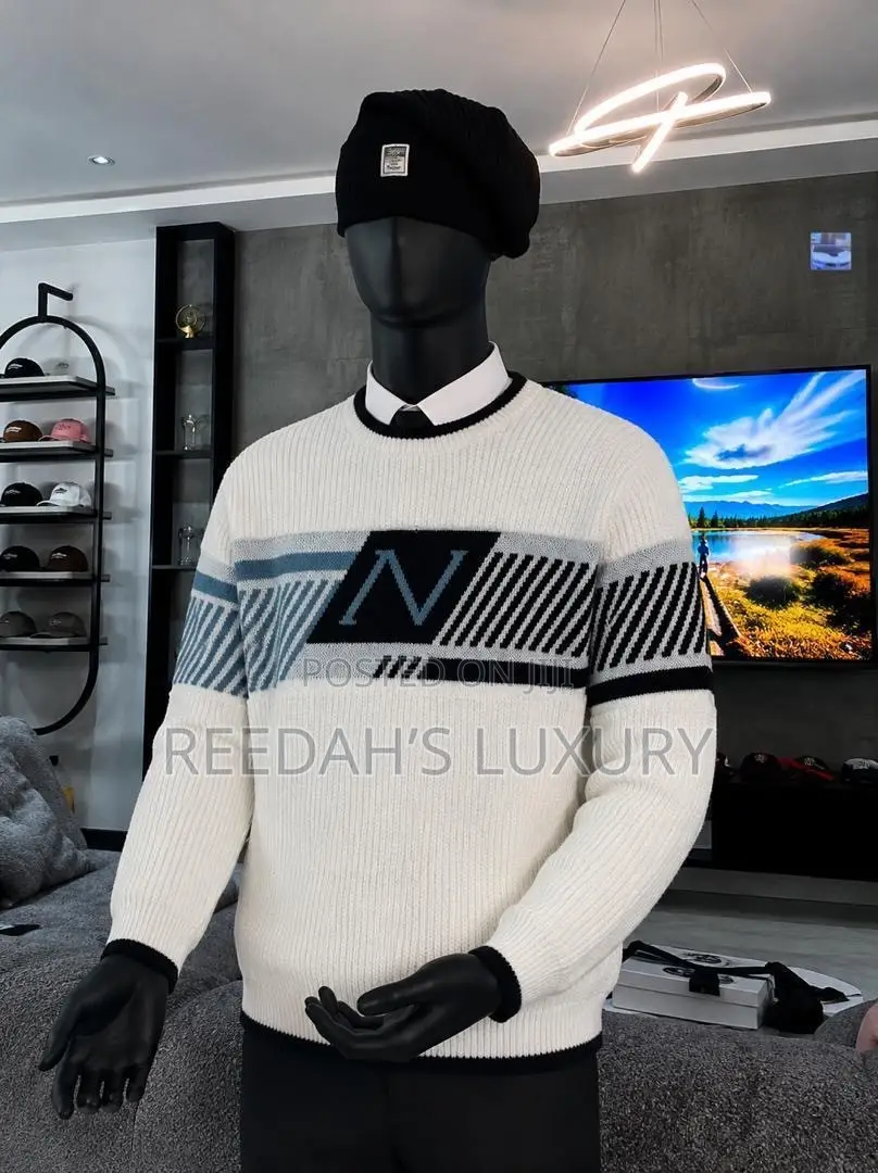 Classic Geometric Knit Sweater