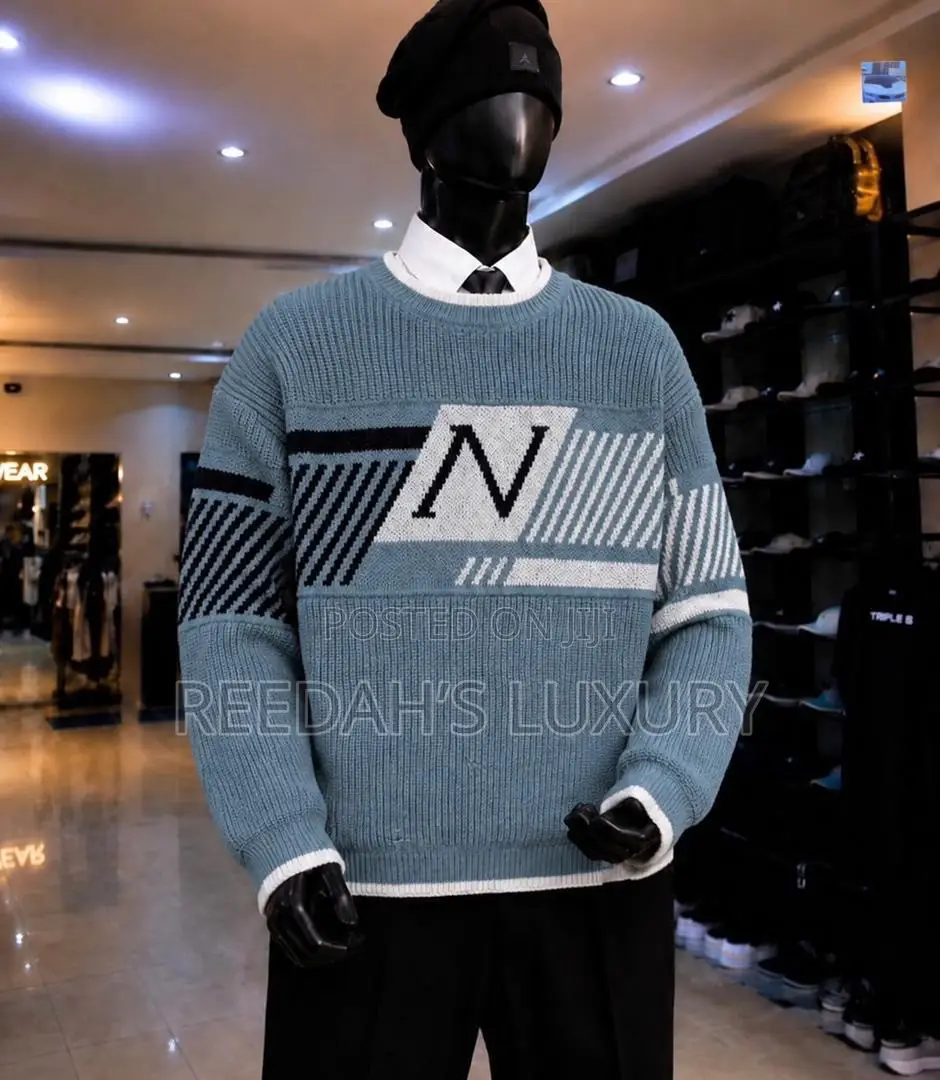 Classic Geometric Knit Sweater