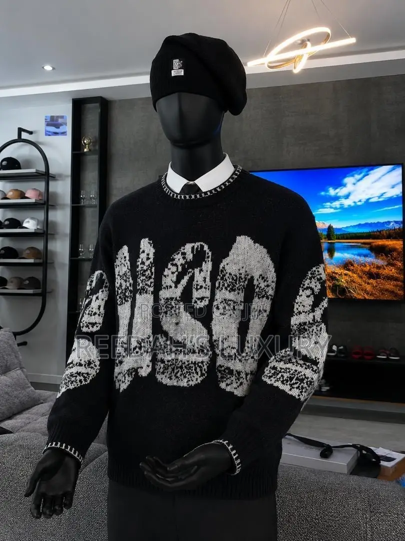 Classic Geometric Knit Sweater