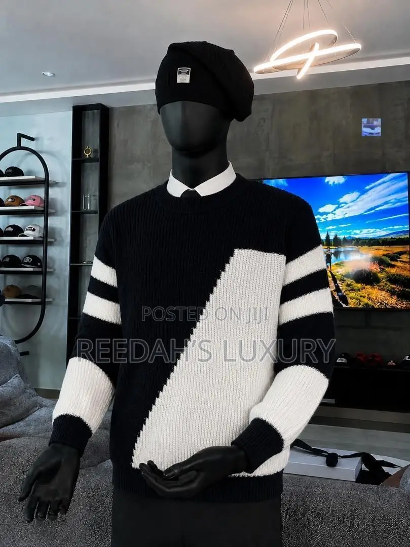 Classic Geometric Knit Sweater