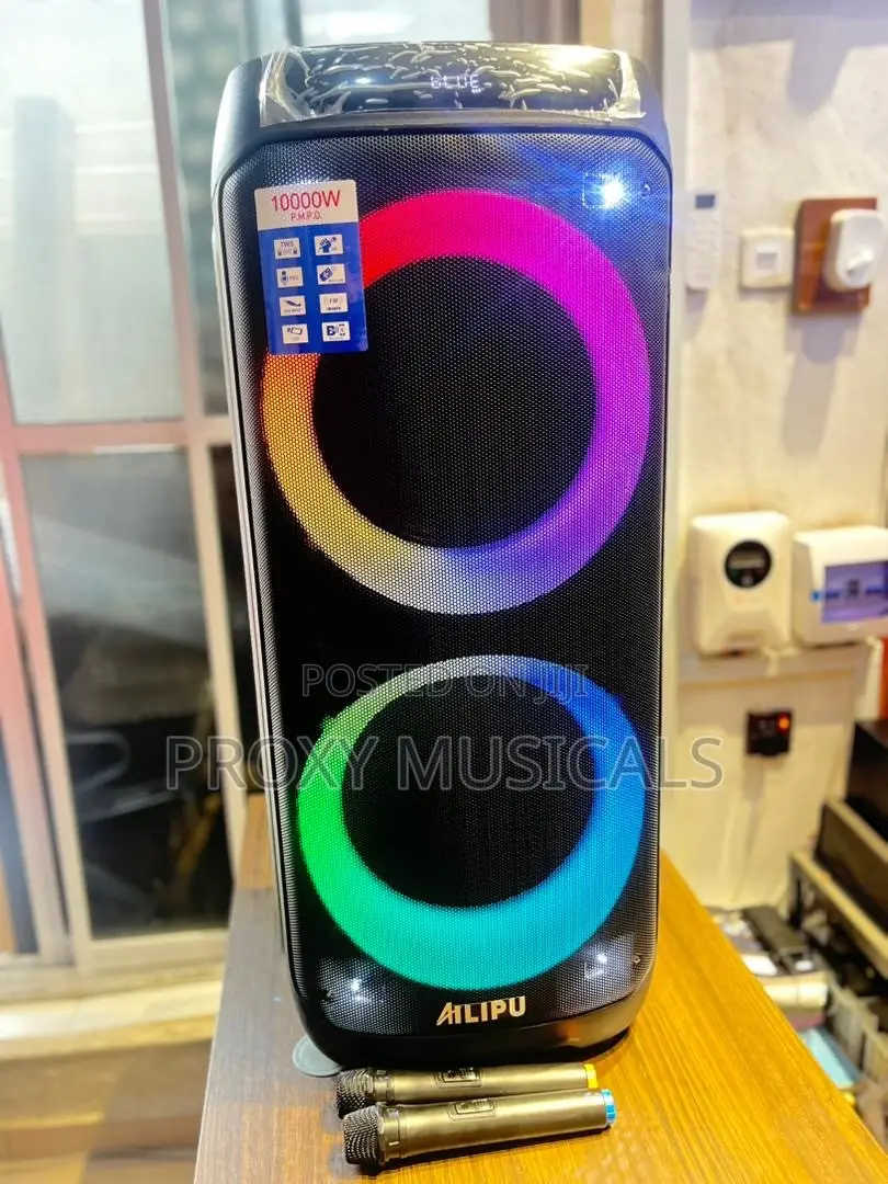 Ailipu Double 15-Inch High-Power Pa / Party Box Speaker System