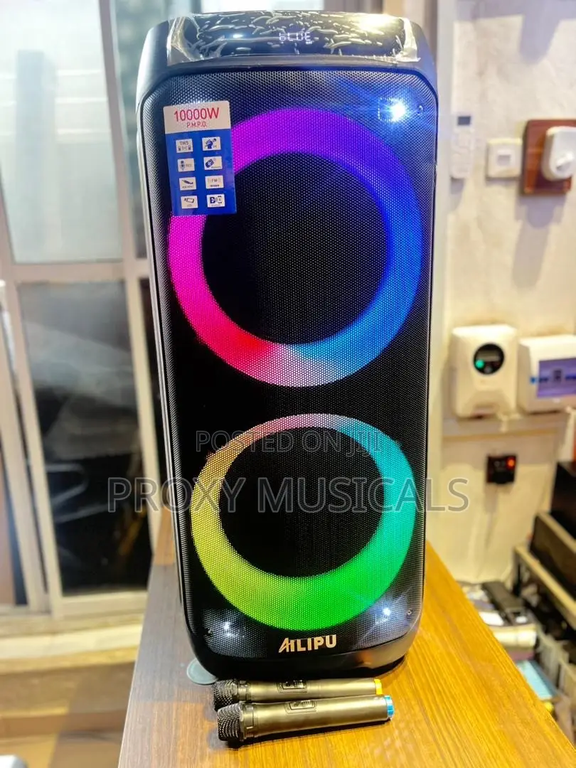Ailipu Double 15-Inch High-Power Pa / Party Box Speaker System