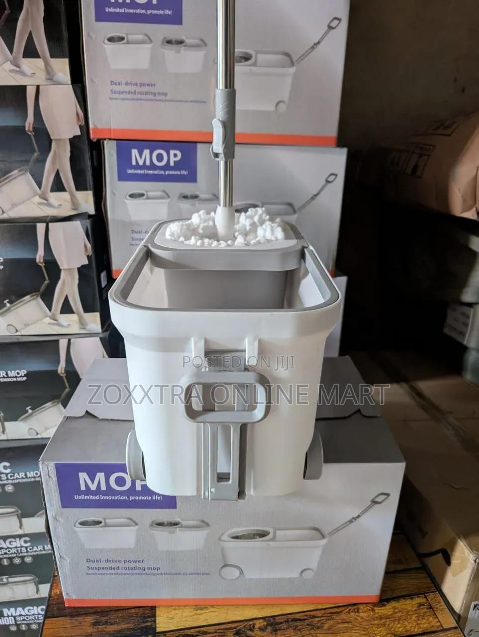 Spin Mop Bucket With Tyre