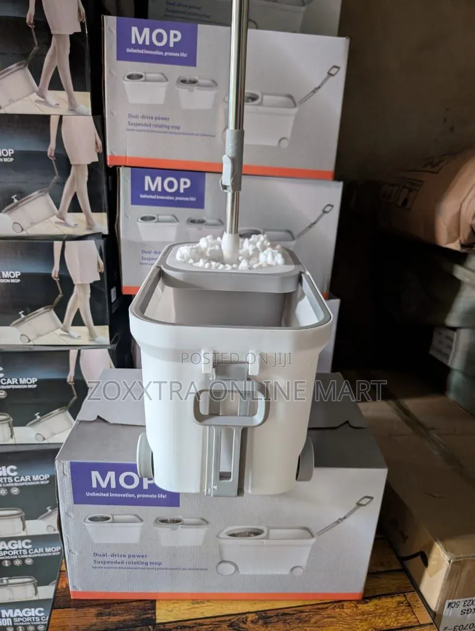 Spin Mop Bucket With Tyre