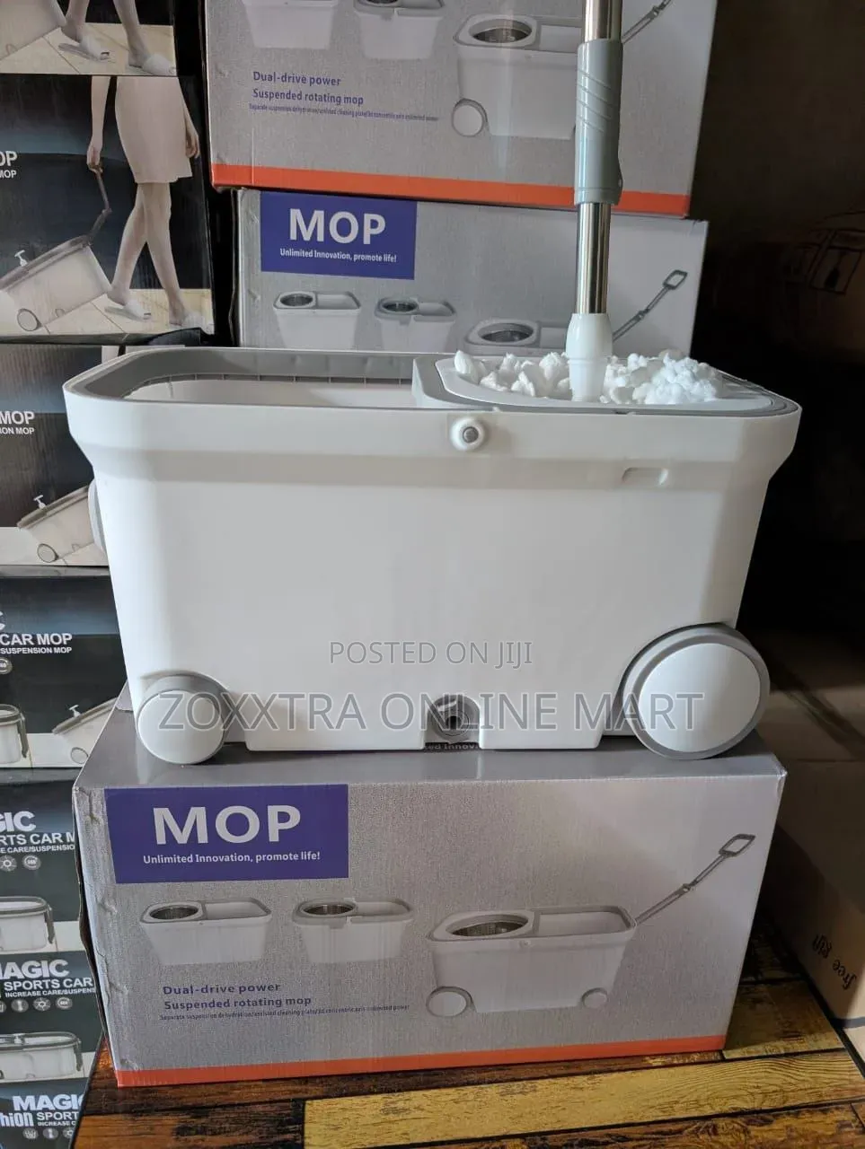 Spin Mop Bucket With Tyre
