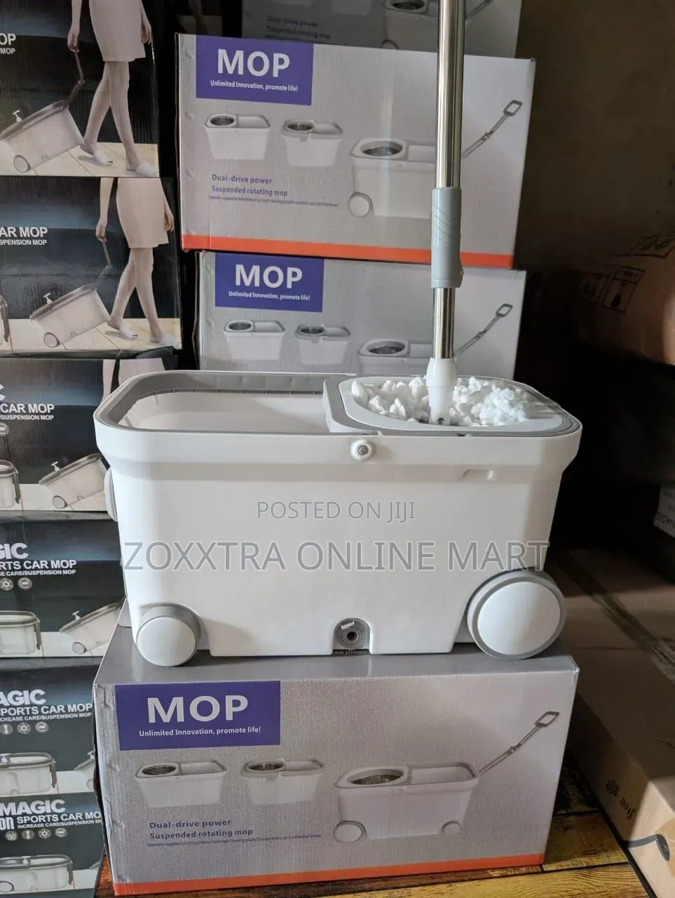Spin Mop Bucket With Tyre