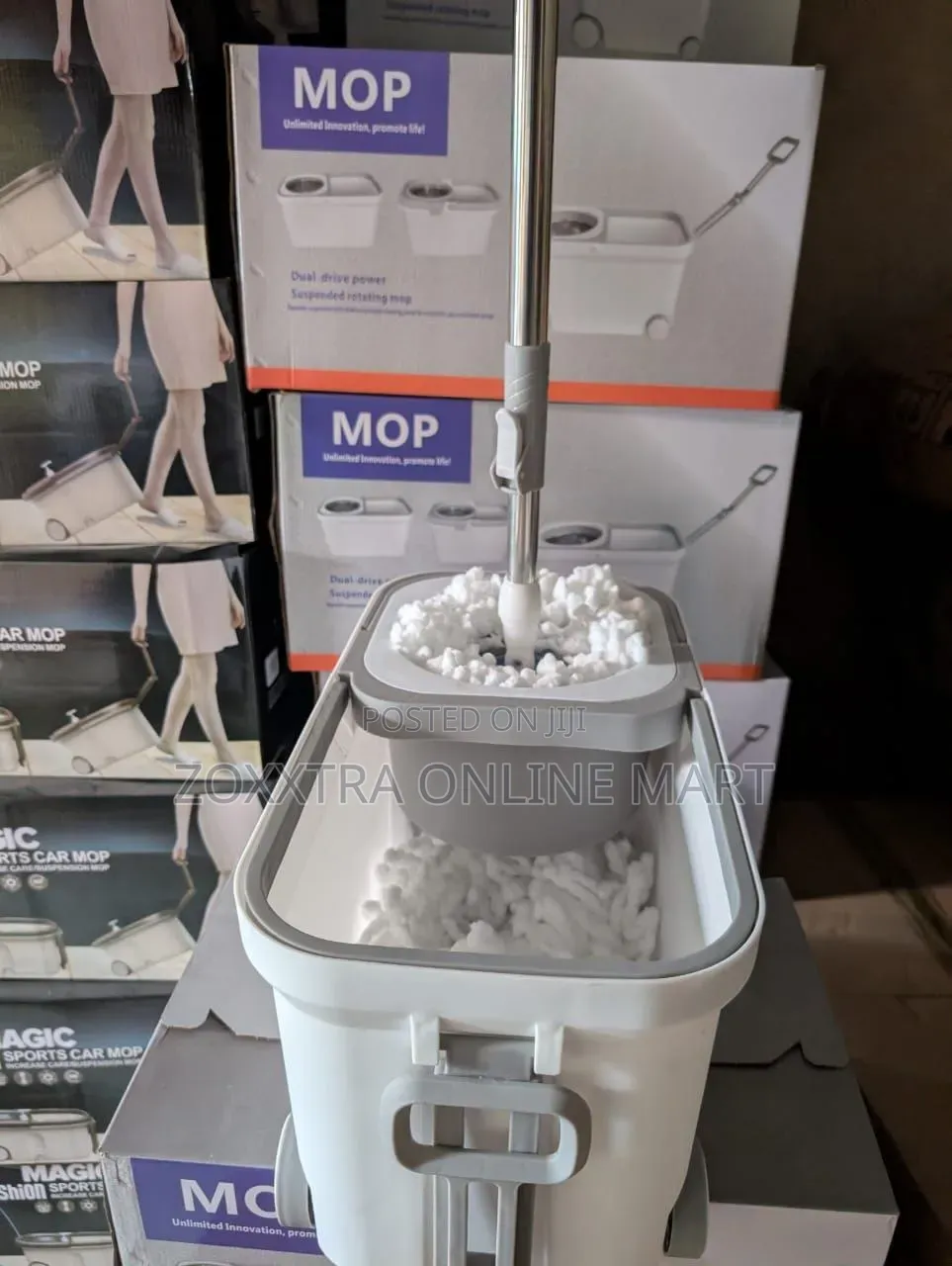 Spin Mop Bucket With Tyre