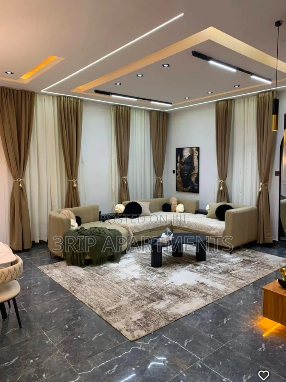 Spacious 3 Bedroom Apartment Wuye, Abuja.