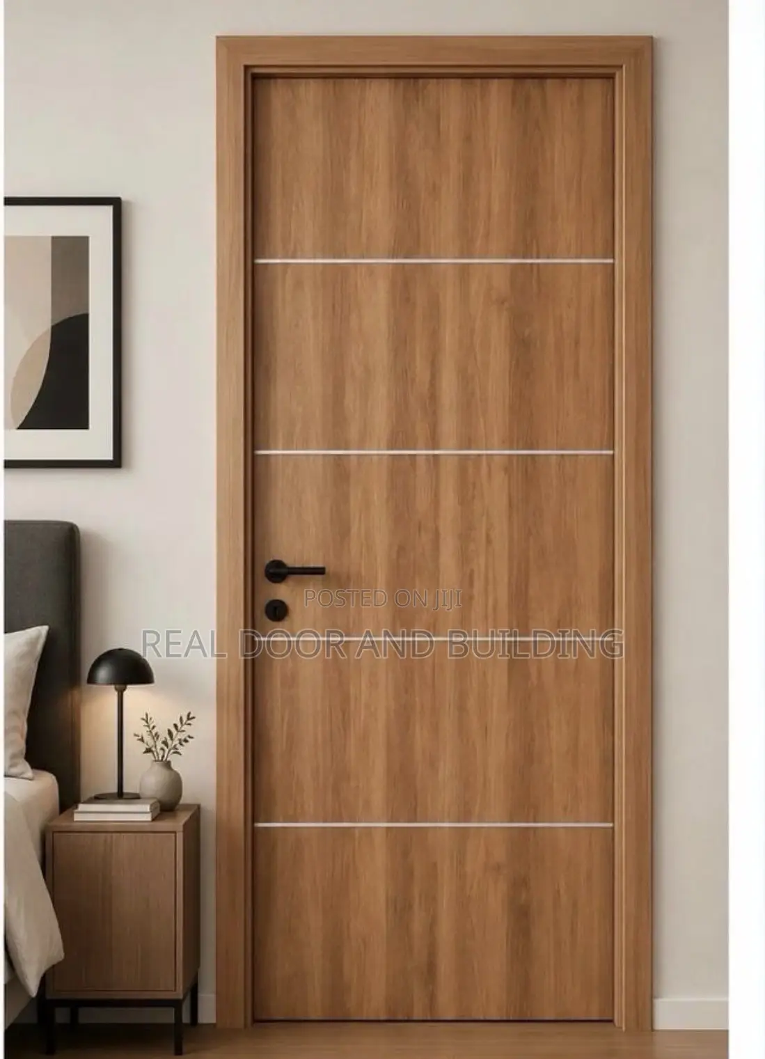 High Quality HDf Wooden Door (64laf)