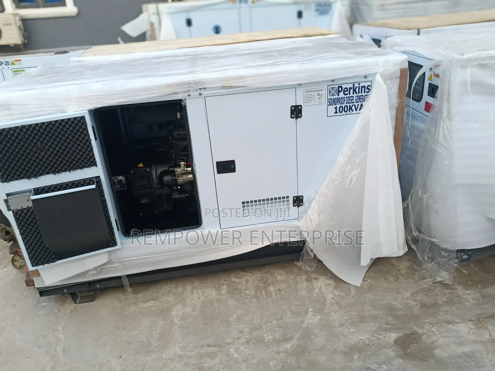  at at Perkins Soundproof 100kva