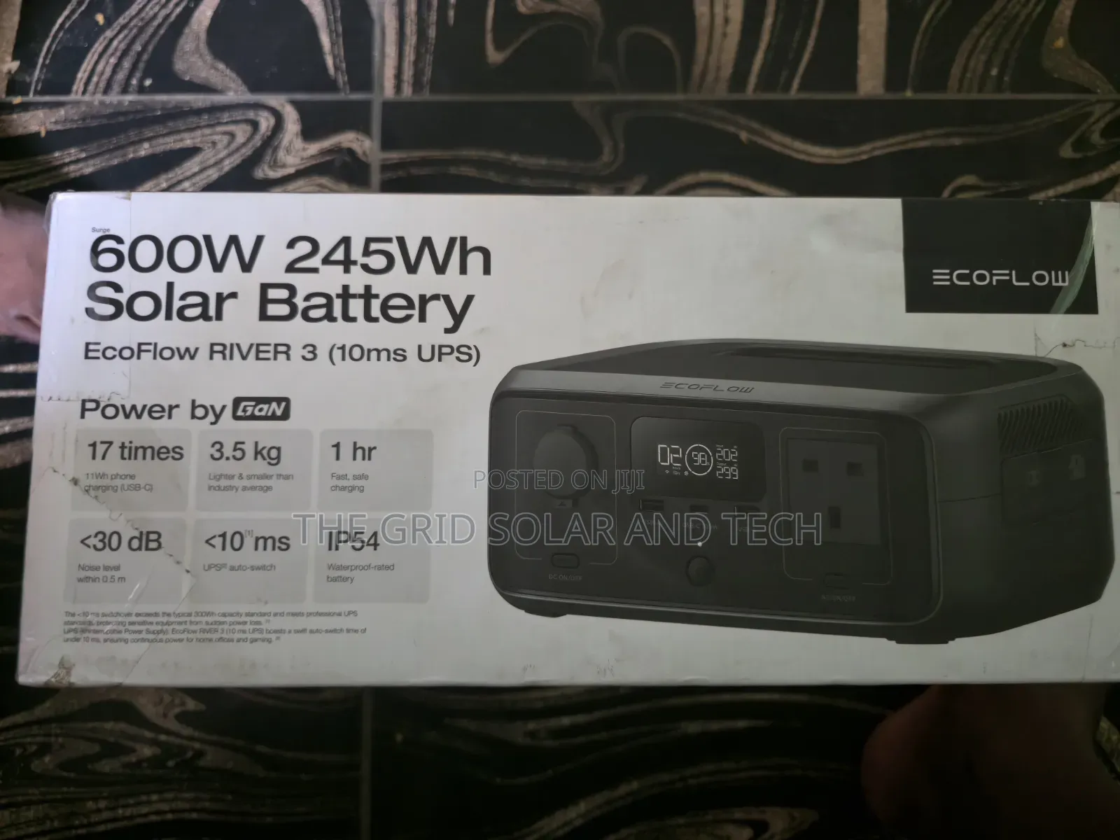 Ecoflow River 3 – 300w | 600w Surge | 245wh Portable Power Station