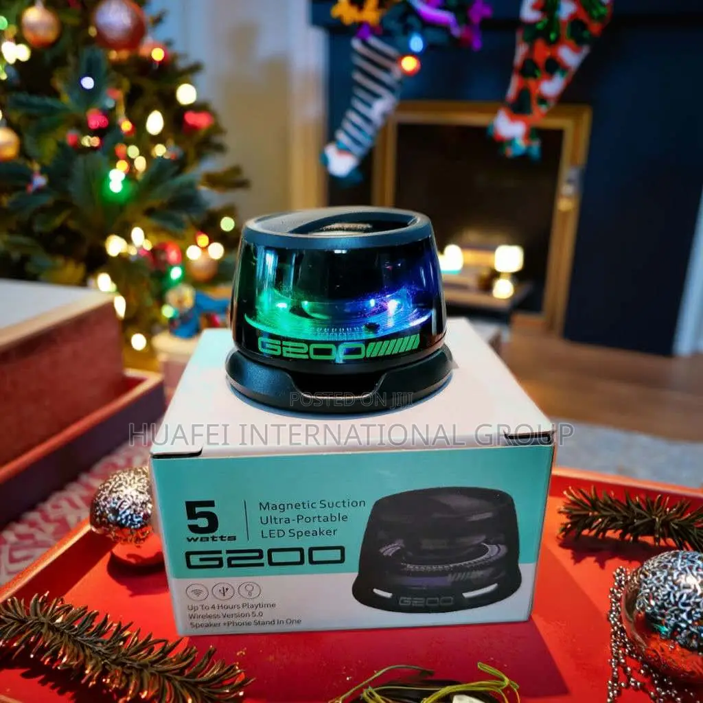 Magnetic Section Ultra - Portable Led Speaker