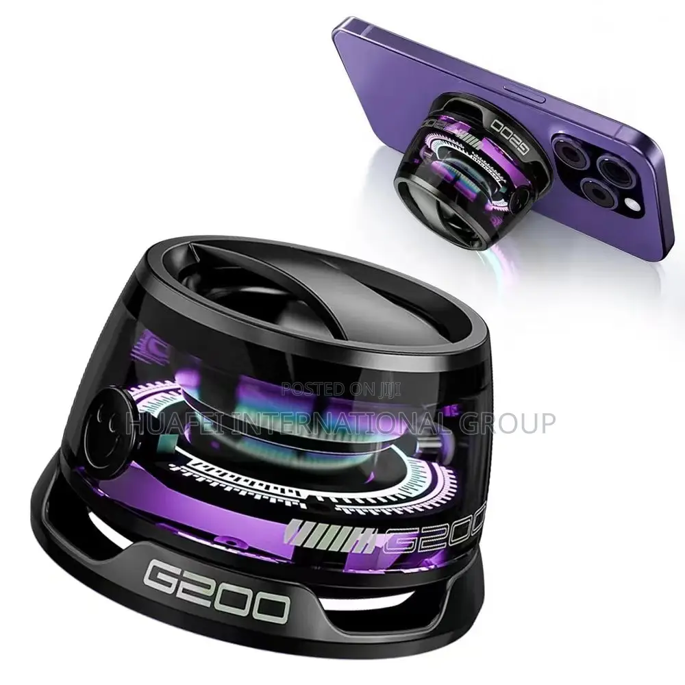 Magnetic Section Ultra - Portable Led Speaker