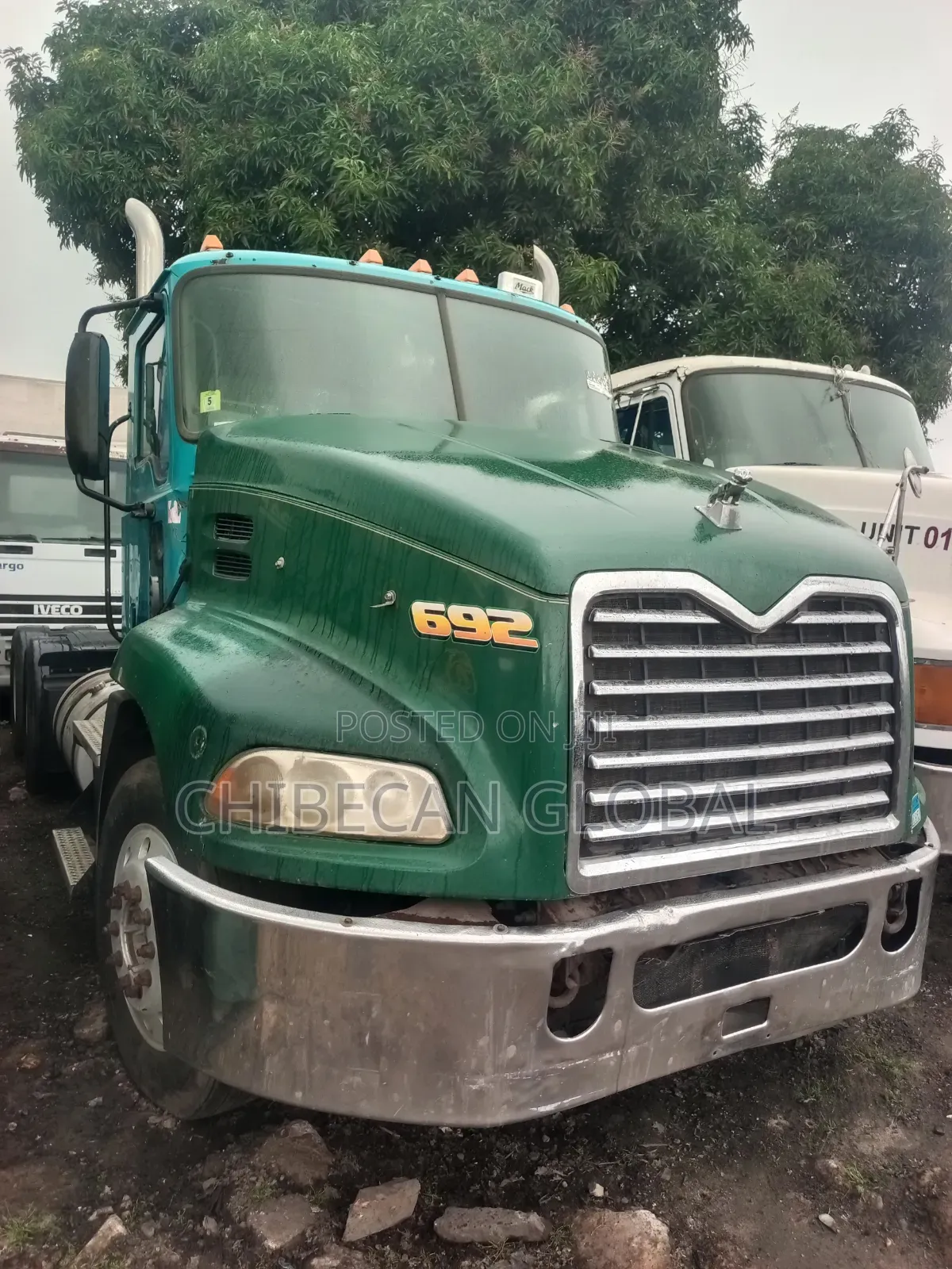Mack Vidion Truch Head 2009 Green