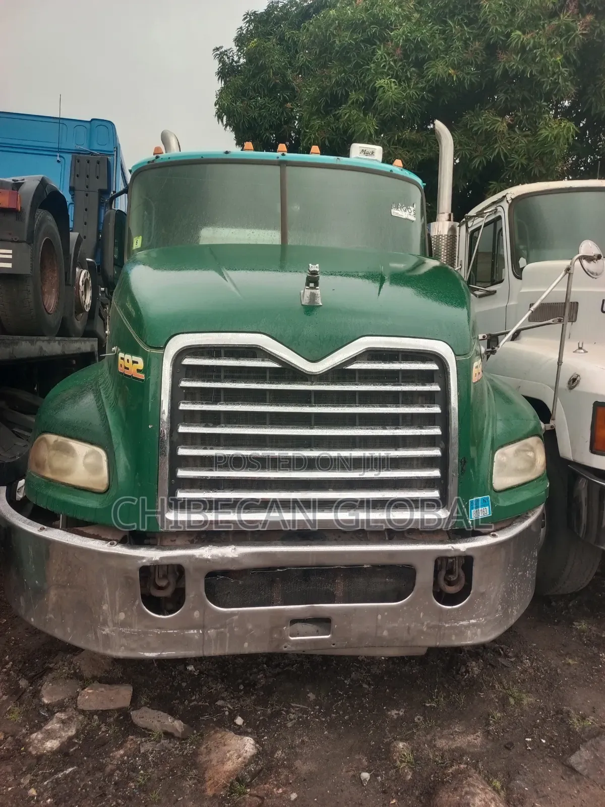 Mack Vidion Truch Head 2009 Green