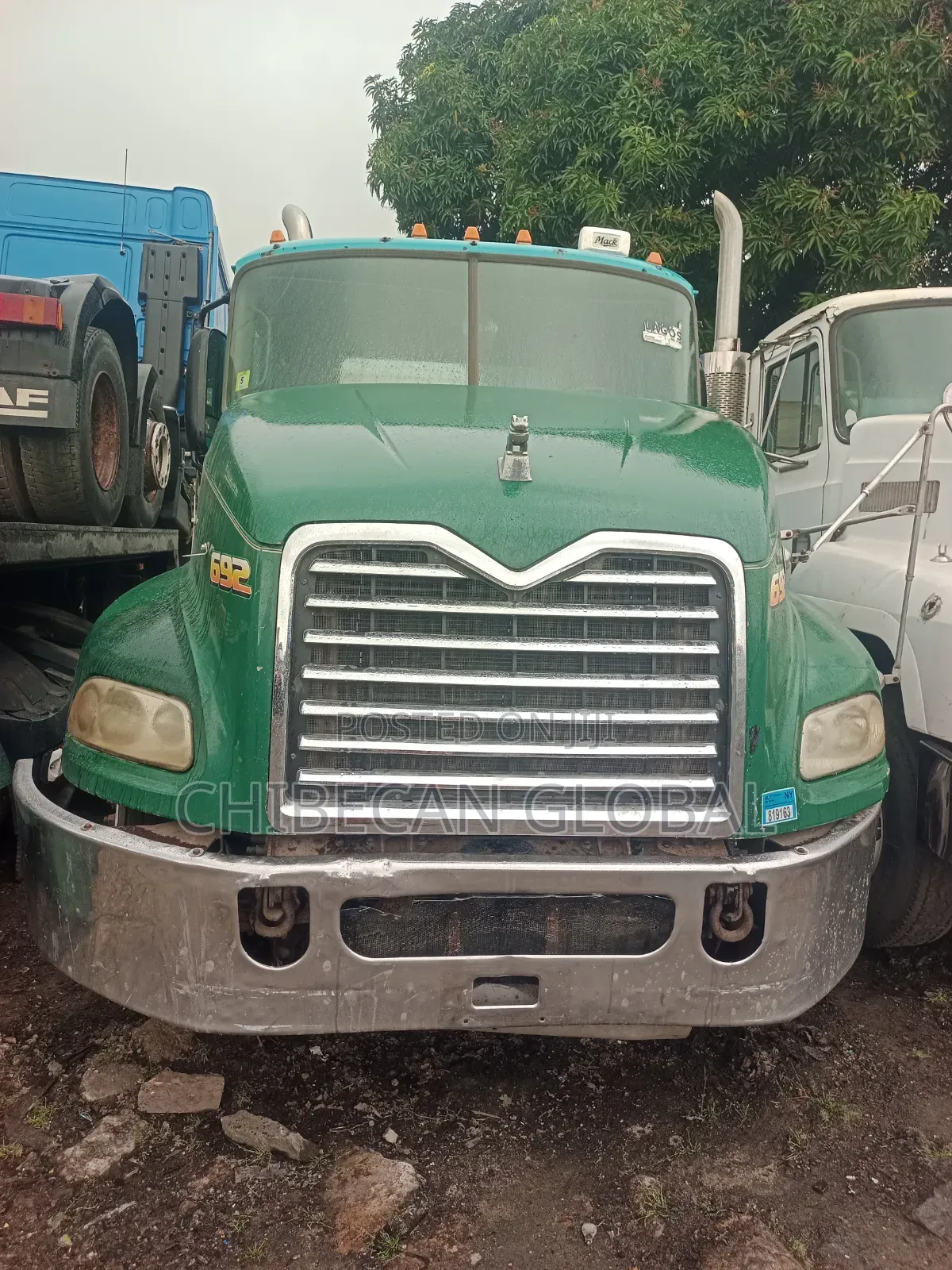 Mack Vidion Truch Head 2009 Green