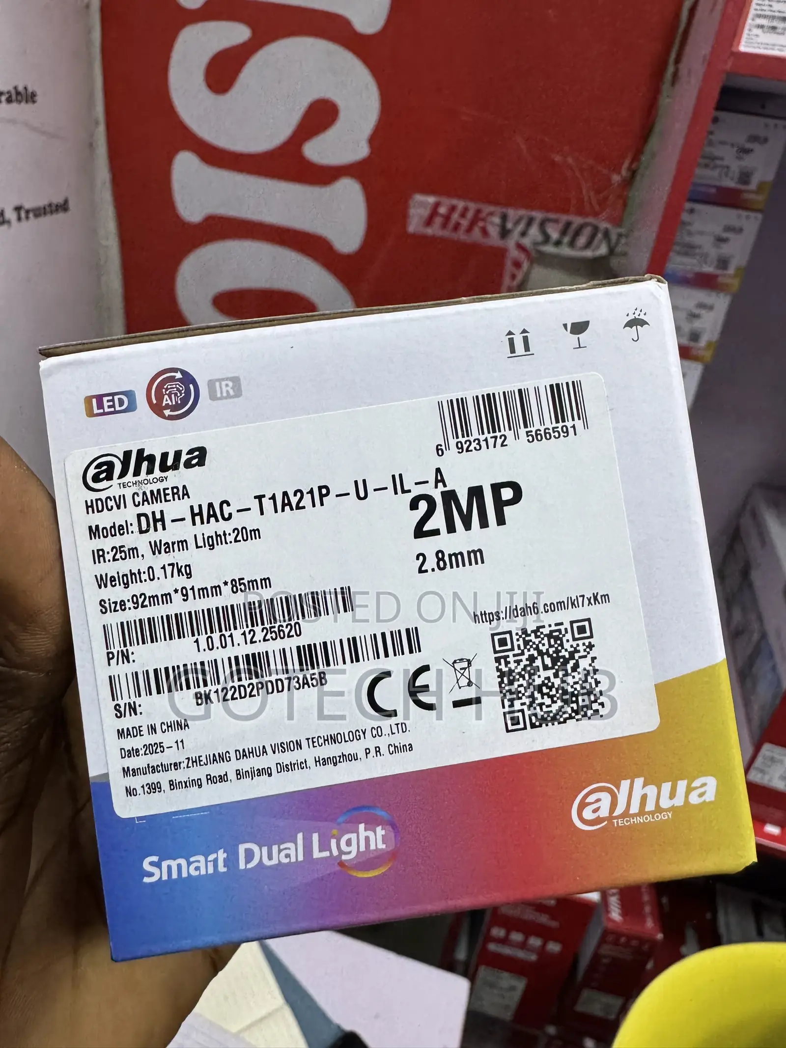 Dahua 2mp Indoor Audio Camera DH - HAC - T1A21P - U-Il-A