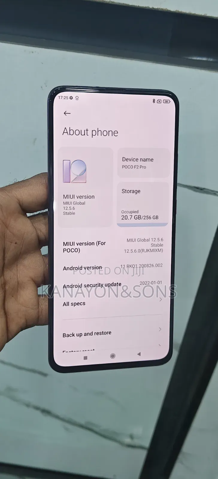 Xiaomi Poco F3 256 GB Blue