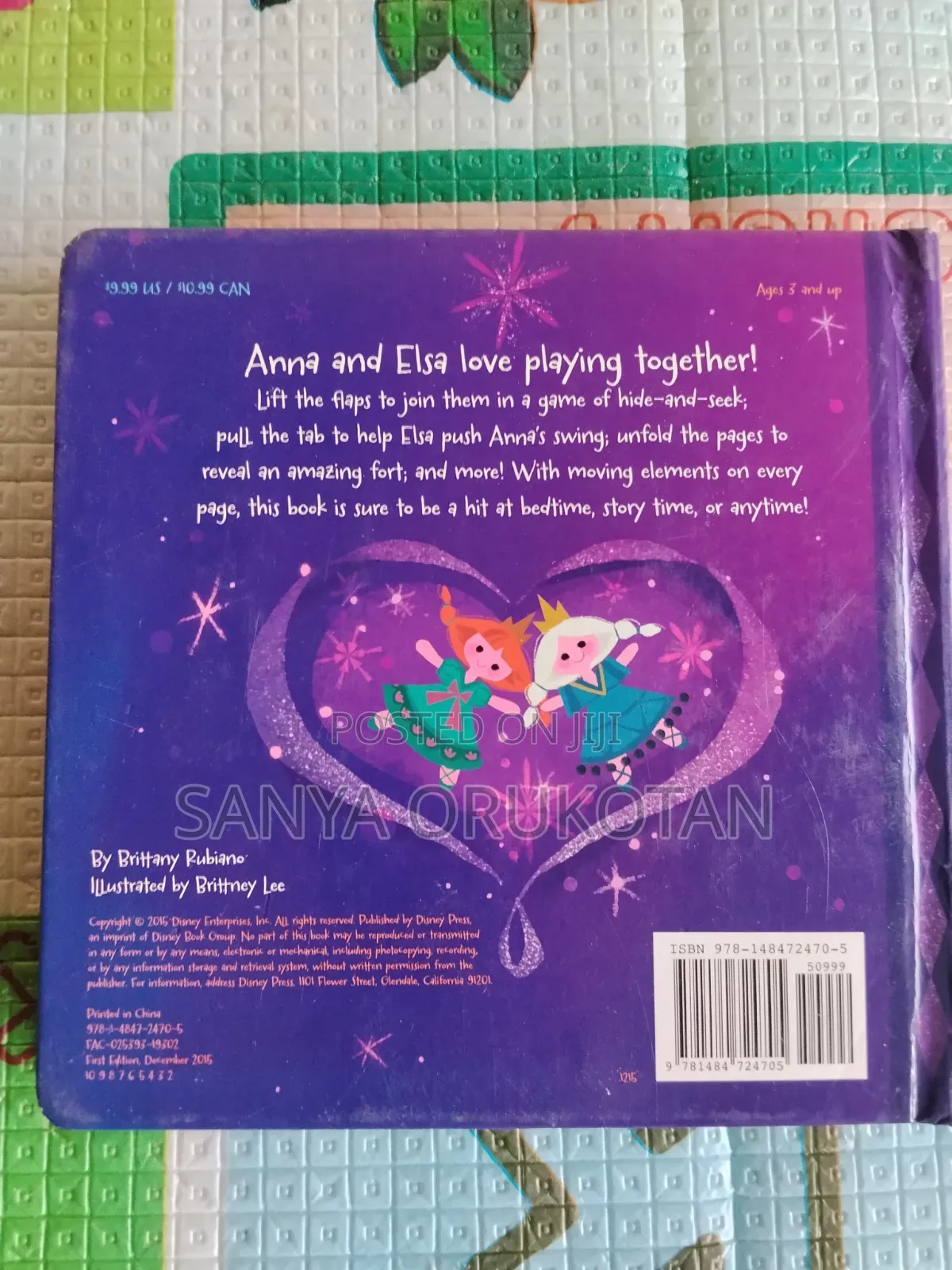 Anna Loves Elsa Disney Board Book