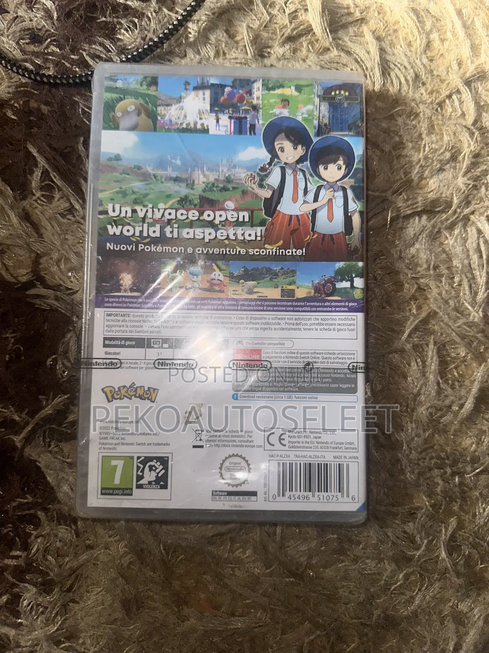 Pokémon Scarlatto for the Nintendo Switch,