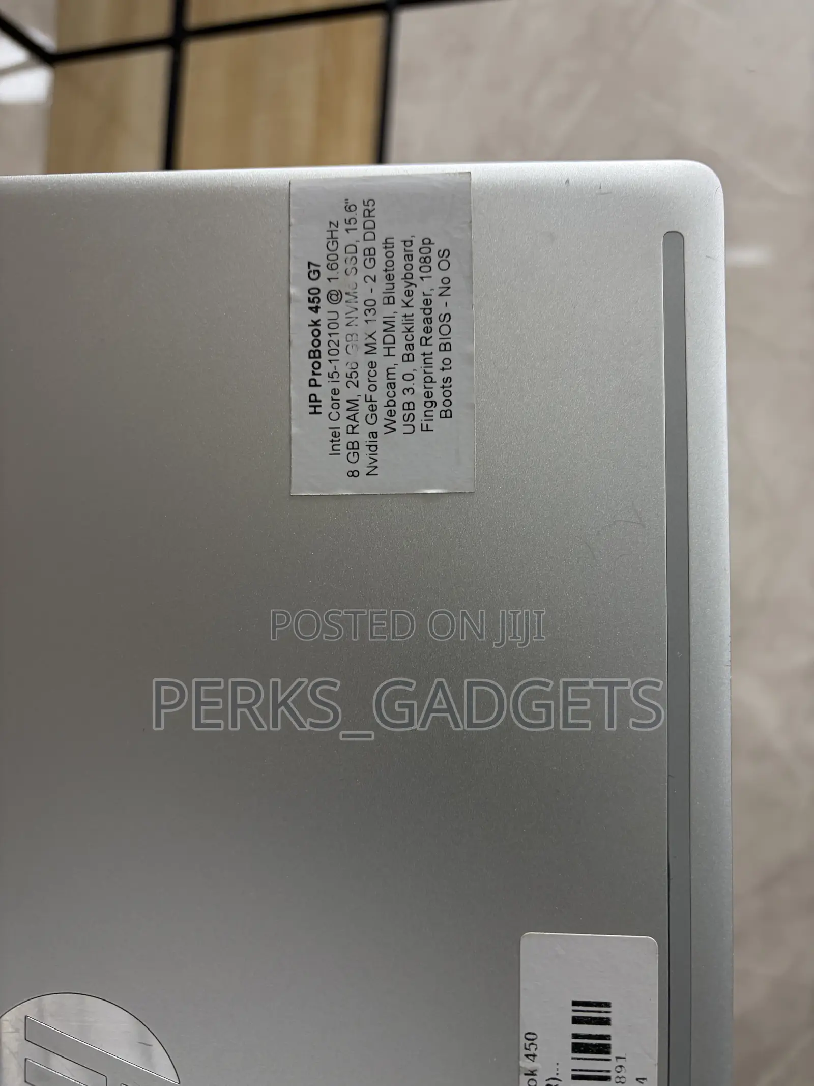 Laptop HP ProBook 450 G7 8GB Intel Core i5 SSD 256GB