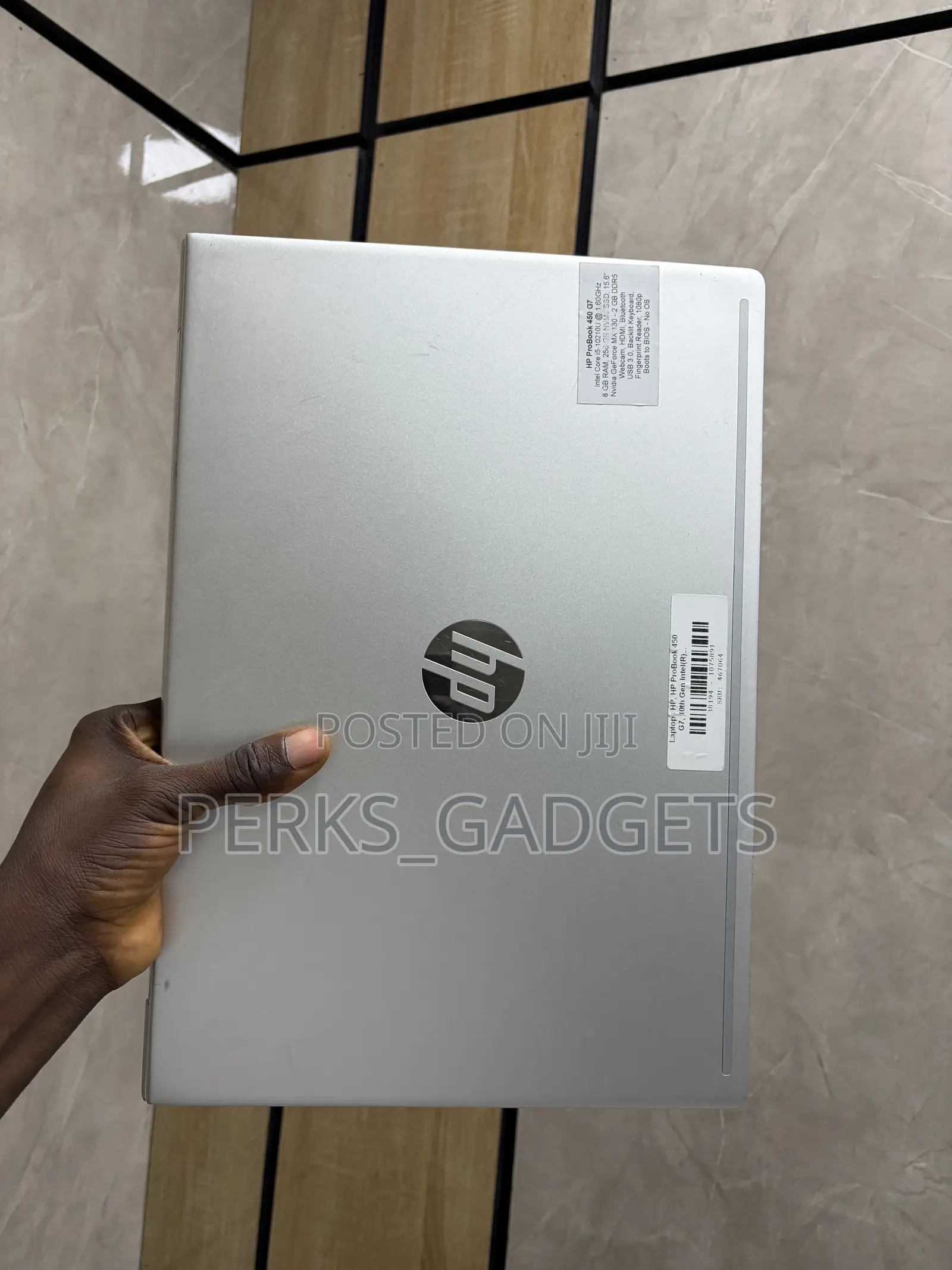 Laptop HP ProBook 450 G7 8GB Intel Core i5 SSD 256GB