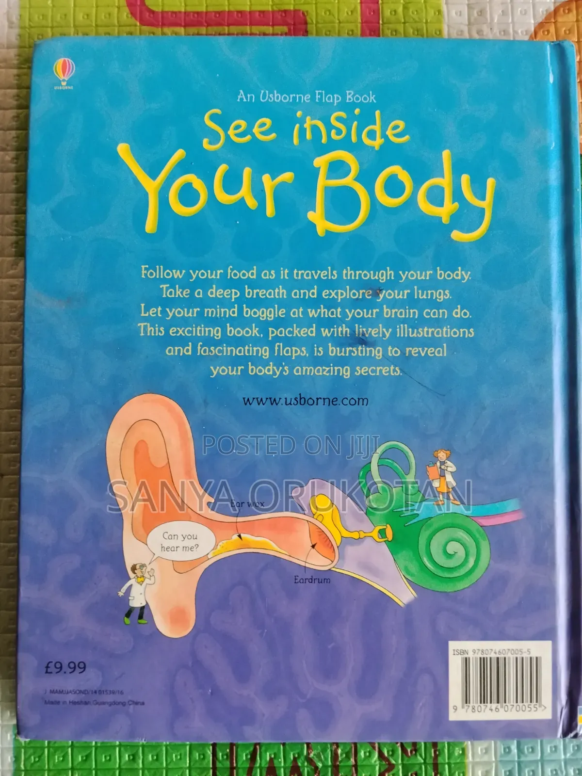 Ursbone Flap Book See Inside Your Body