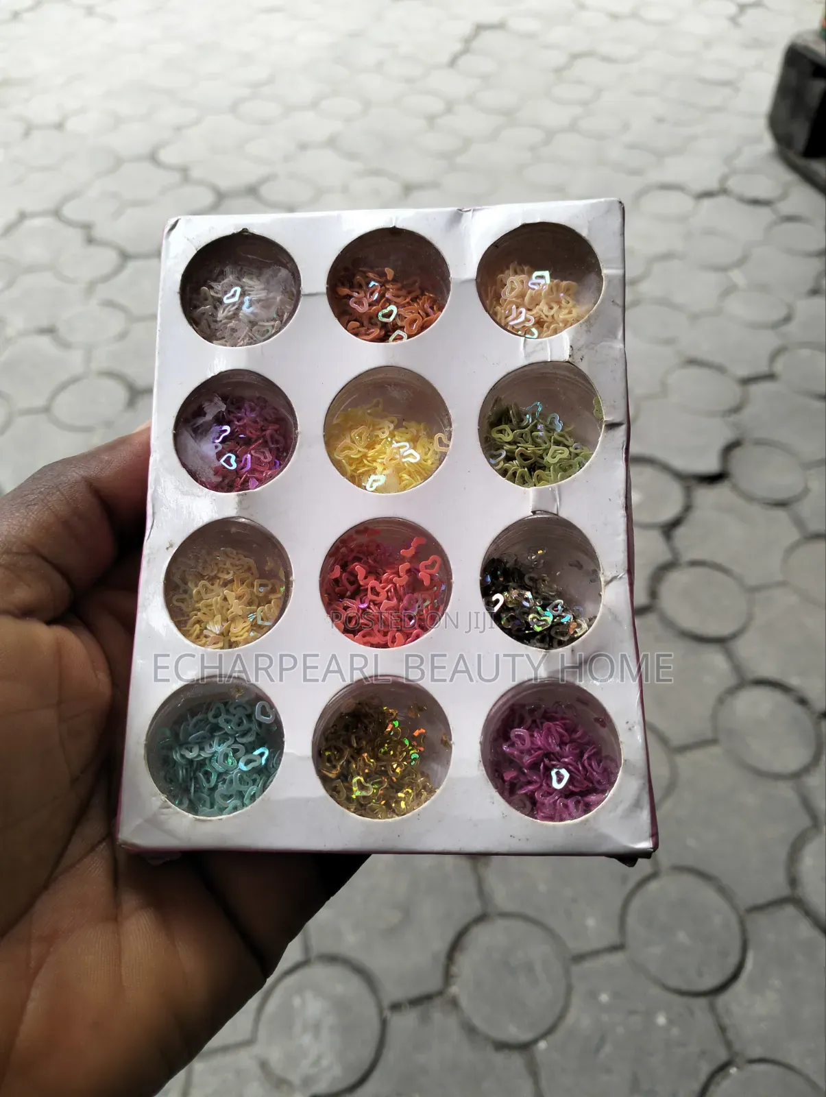 Colourful Carving Pattern Powder for Acrylic Nail Art